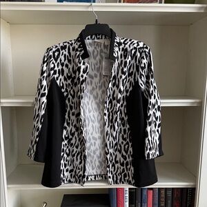 Stylish Black and White Women's Jacket